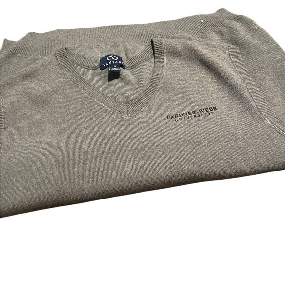 Men's Grey Sweater Vest - Picture 2 of 2